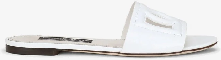 DG Logo Slides in Calf Leather