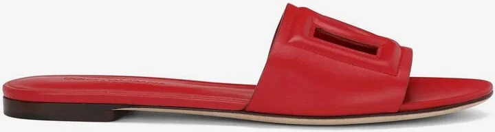 DG Logo Slides in Calf Leather