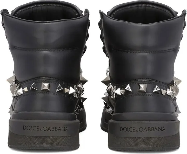 DG logo studded high-top sneakers - Image 3