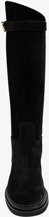 DG Logo Suede Knee-High Boots - Image 3