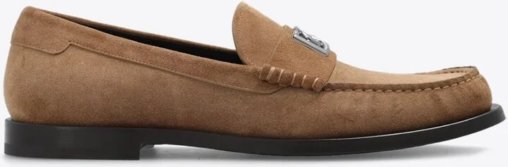 DG Logo Suede Loafers