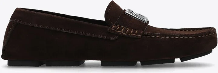 DG Logo Suede Loafers