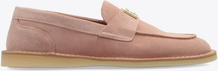DG Logo Suede Loafers