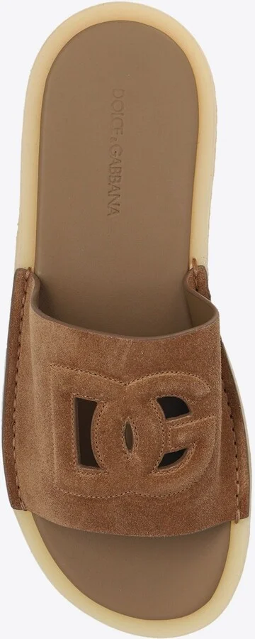 DG Logo Suede Slides - Image 3