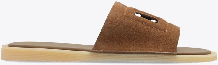 DG Logo Suede Slides