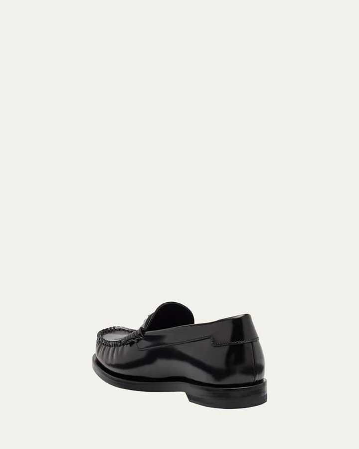 DG Medallion Leather Classic Loafers - Image 3