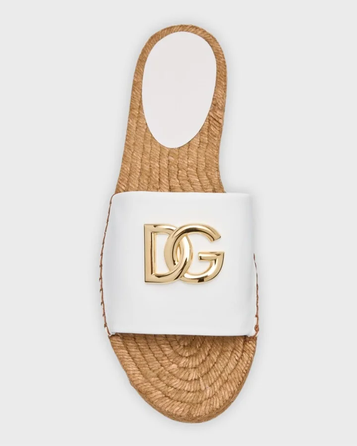 DG Medallion Napa Espadrille Sandals - Image 2