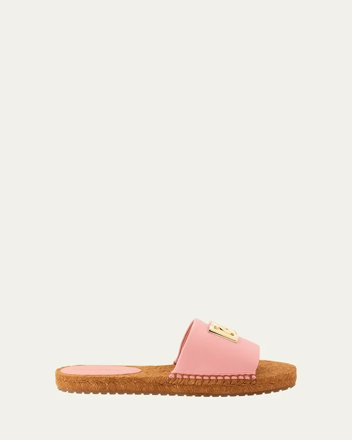 DG Medallion Napa Espadrille Sandals