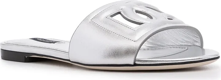 DG Millenials metallic leather sandals - Image 2