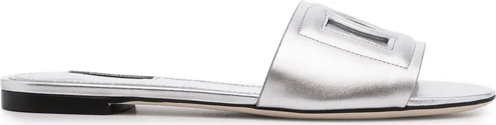 DG Millenials metallic leather sandals