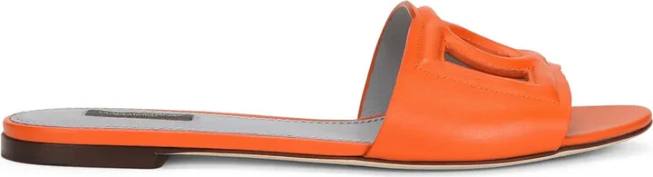 DG Millennials leather slides