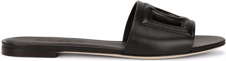Dg Millennials Slide Sandals With Logo