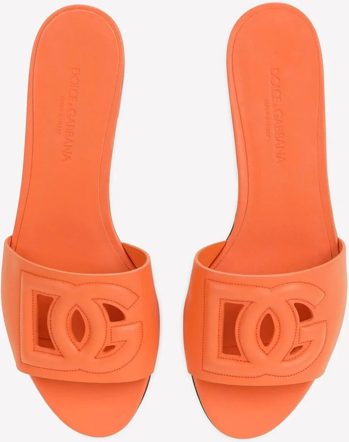 DG Millennials Slides in Calf Leather - Image 3