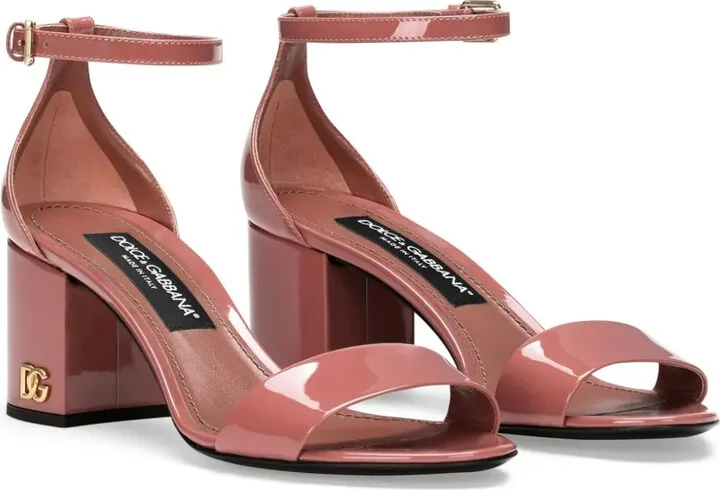DG patent-leather sandals - Image 2