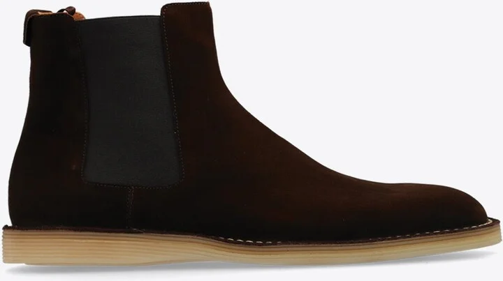 DG Plaque Suede Ankle Boots