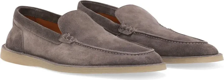 DG-plaque suede loafers - Image 2