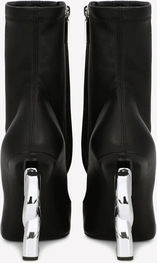 DG Pop 105 Ankle Boots in Faux Leather - Image 2