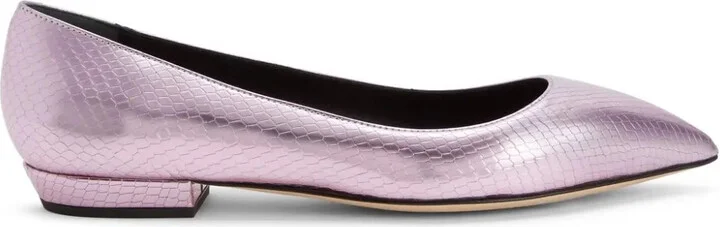 Dhalia leather ballerina shoes