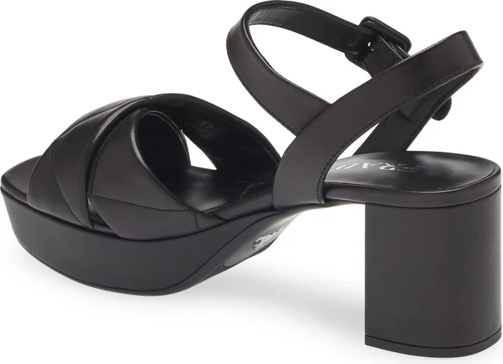 Diagram Quilted Leather Platform Sandal - Image 2
