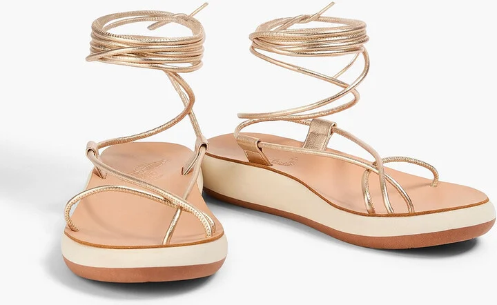 Diakopes metallic leather sandals - Image 2