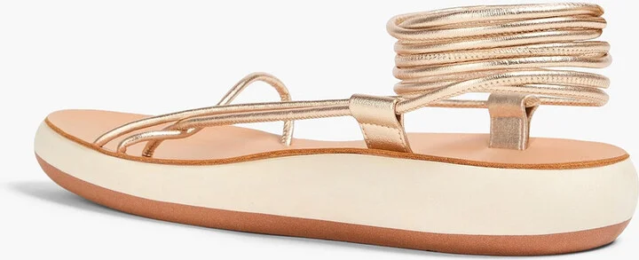 Diakopes metallic leather sandals - Image 3