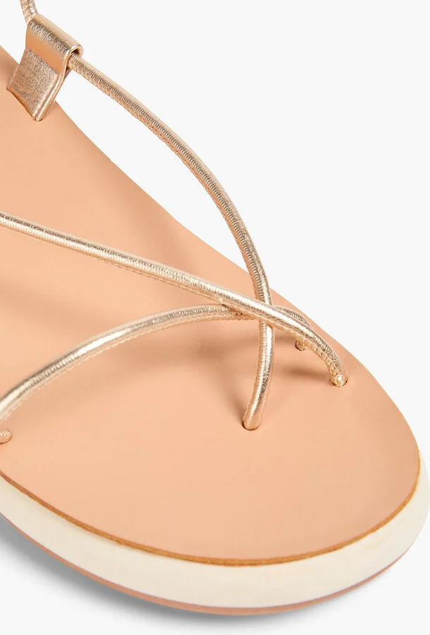 Diakopes metallic leather sandals - Image 4