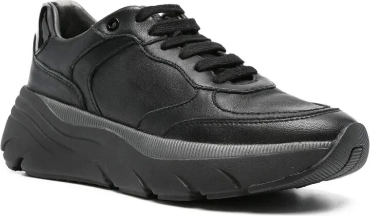 Diamanta leather chunky sole sneakers - Image 2
