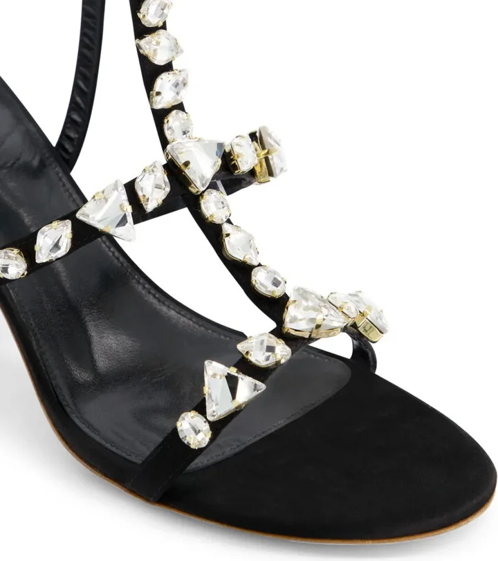 Diamond Dip satin sandals - Image 5