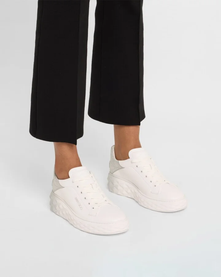 Diamond Leather Ombre Low-Top Sneakers - Image 7