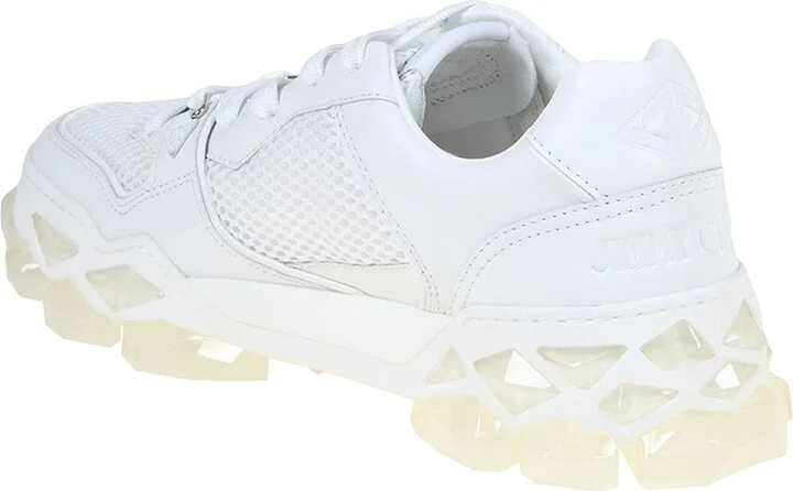 Diamond Leather Sneakers - Image 3