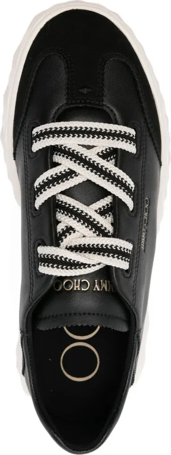 Diamond Light Flex leather lace-up sneakers - Image 4