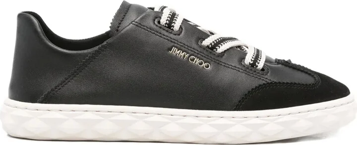 Diamond Light Flex leather lace-up sneakers