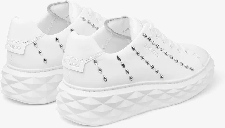 Diamond Light Maxi Low-Top Sneakers with Studs - Image 2
