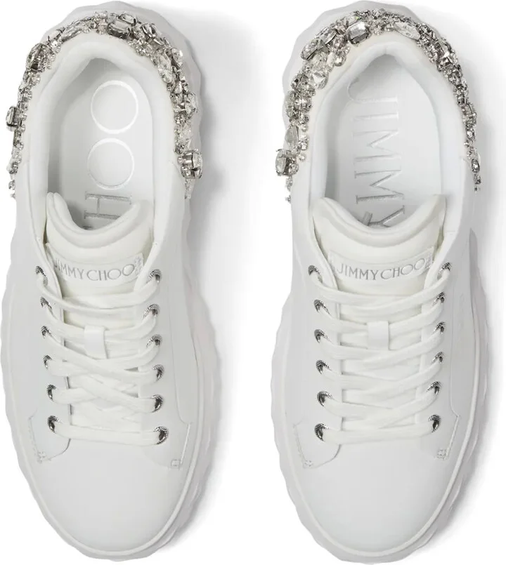 Diamond Maxi crystal-embellished sneakers - Image 4