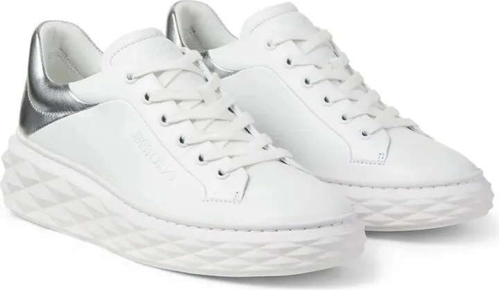 Diamond Maxi/F II leather sneakers - Image 2