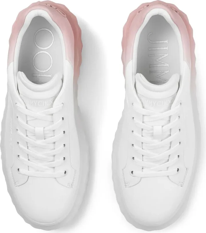 Diamond Maxi leather sneakers - Image 4