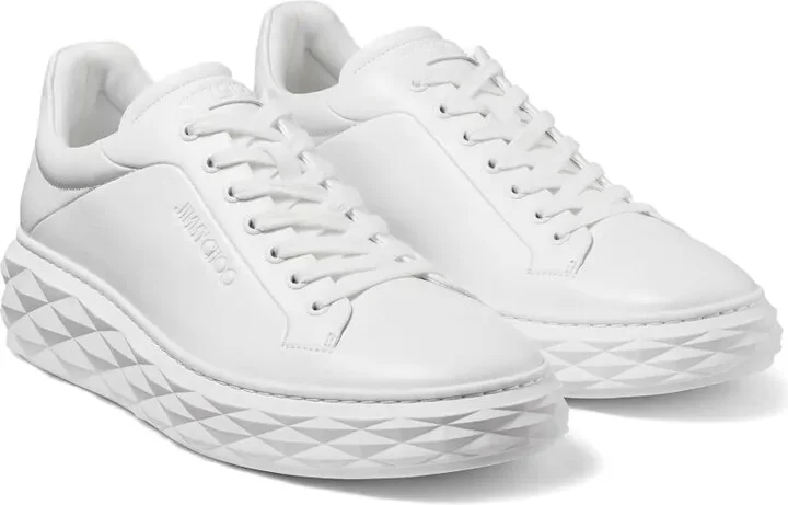Diamond Maxi leather sneakers - Image 2