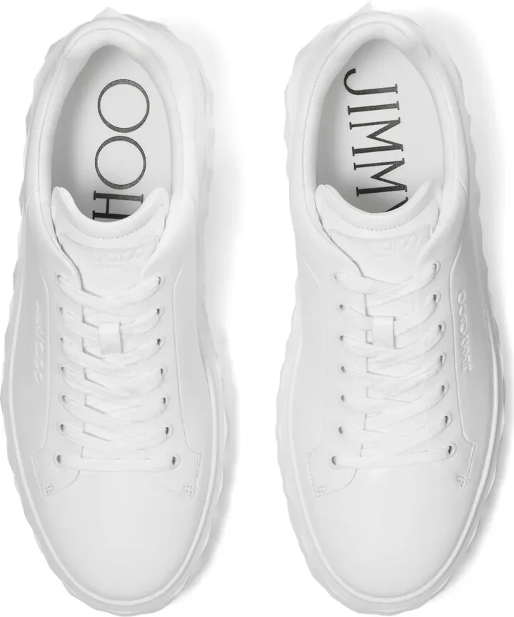 Diamond Maxi leather sneakers - Image 4