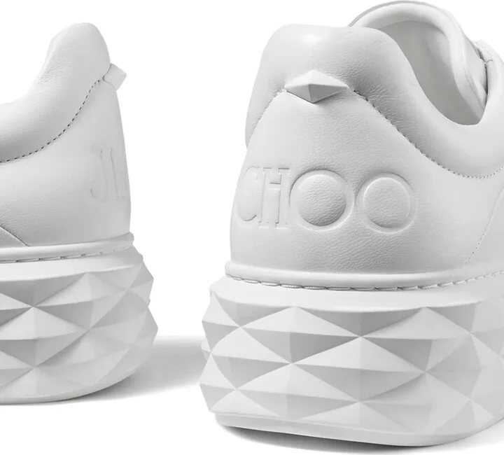 Diamond Maxi leather sneakers - Image 5
