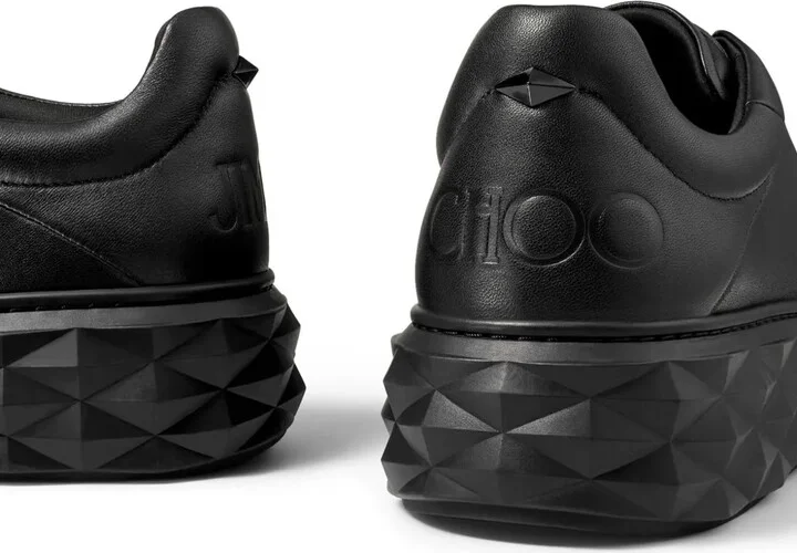 Diamond Maxi leather sneakers - Image 3