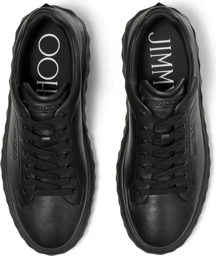 Diamond Maxi leather sneakers - Image 4