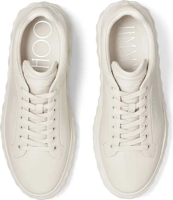 Diamond Maxi leather sneakers - Image 4