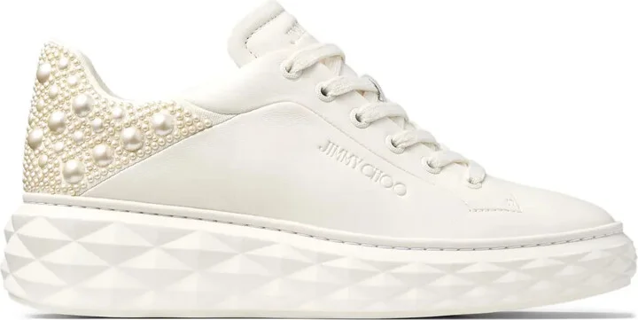 Diamond Maxi pearl-embellished sneakers