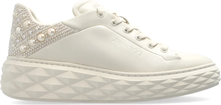 ‘Diamond Maxi’ Sports Shoes, , - White