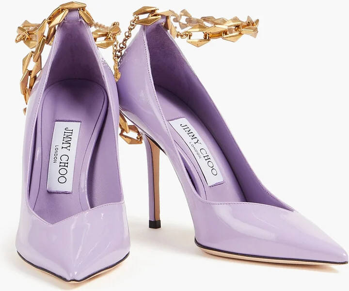 Diamond Talura 100 patent-leather pumps - Image 2