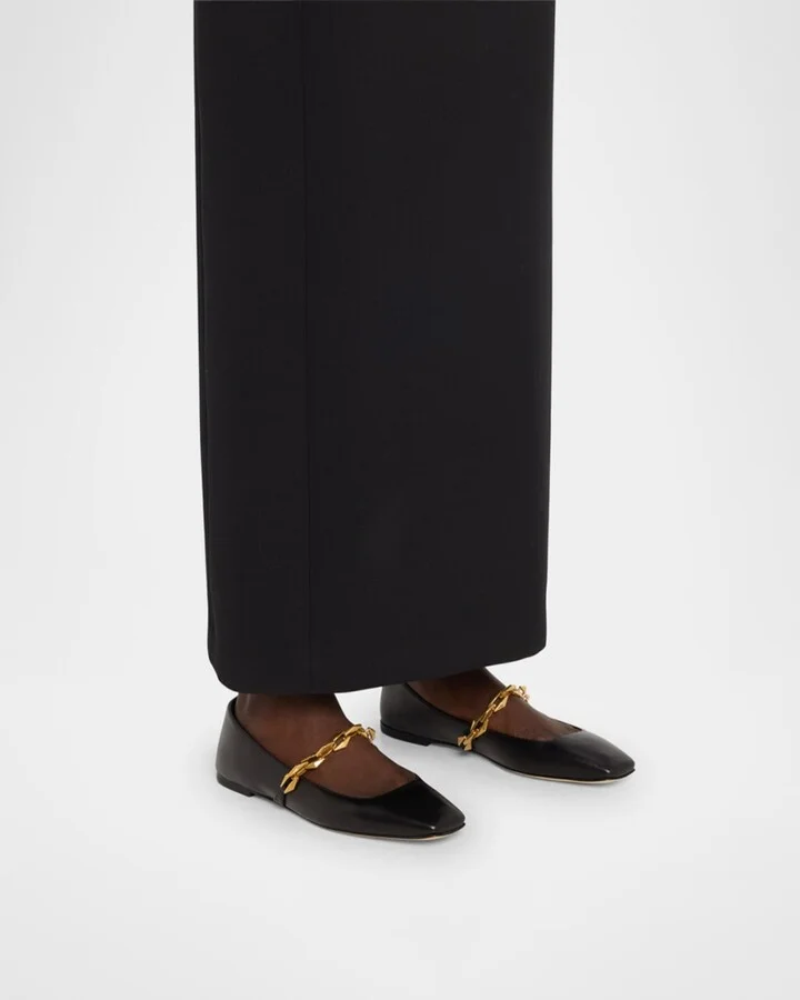 Diamond Tilda Chain Ballerina Flats - Image 2
