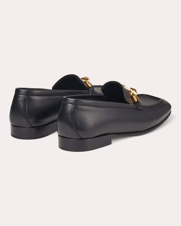 Diamond Tilda Embellished Leather Loafer - Image 5