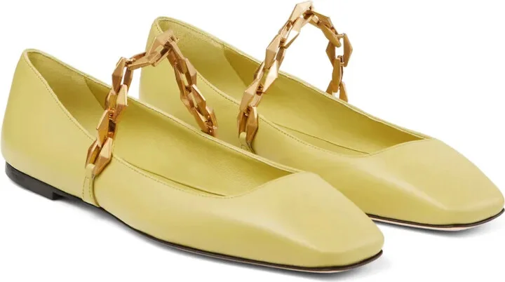 Diamond Tilda leather ballerina shoes - Image 2
