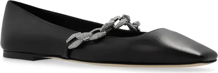 Diamond Tilda leather ballerina shoes - Image 4