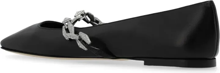 Diamond Tilda leather ballerina shoes - Image 5